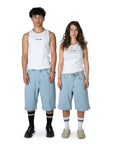 X-Tra Monster Denim Shorts - Moon
