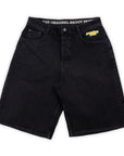 X-Tra Monster Denim Shorts - Washed Black