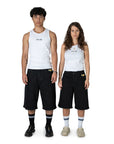X-Tra Monster Denim Shorts - Washed Black
