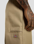 13 Inch Multi Pocket Work Shorts - Khaki