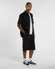 15 Inch Multi Pocket Shorts - Black