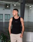 Tank Top ACHSEL H - BLACK