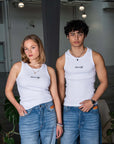 Tank Top ACHSEL H - WHITE