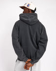 Faded Memory Hoodie - Garment Dyed Black