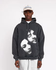 Faded Memory Hoodie - Garment Dyed Black