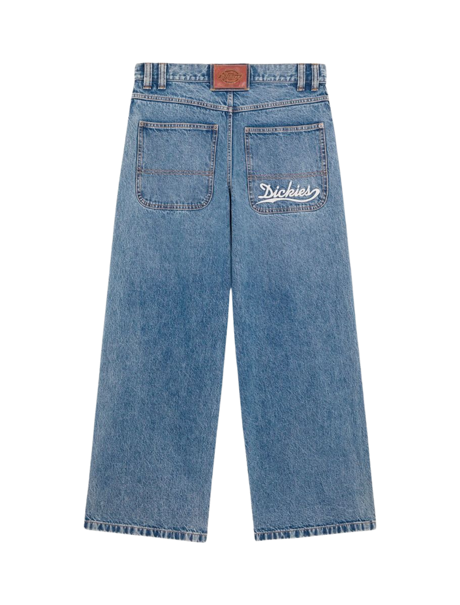 Loose Wave Denim Jeans - Light Blue – POLEMO
