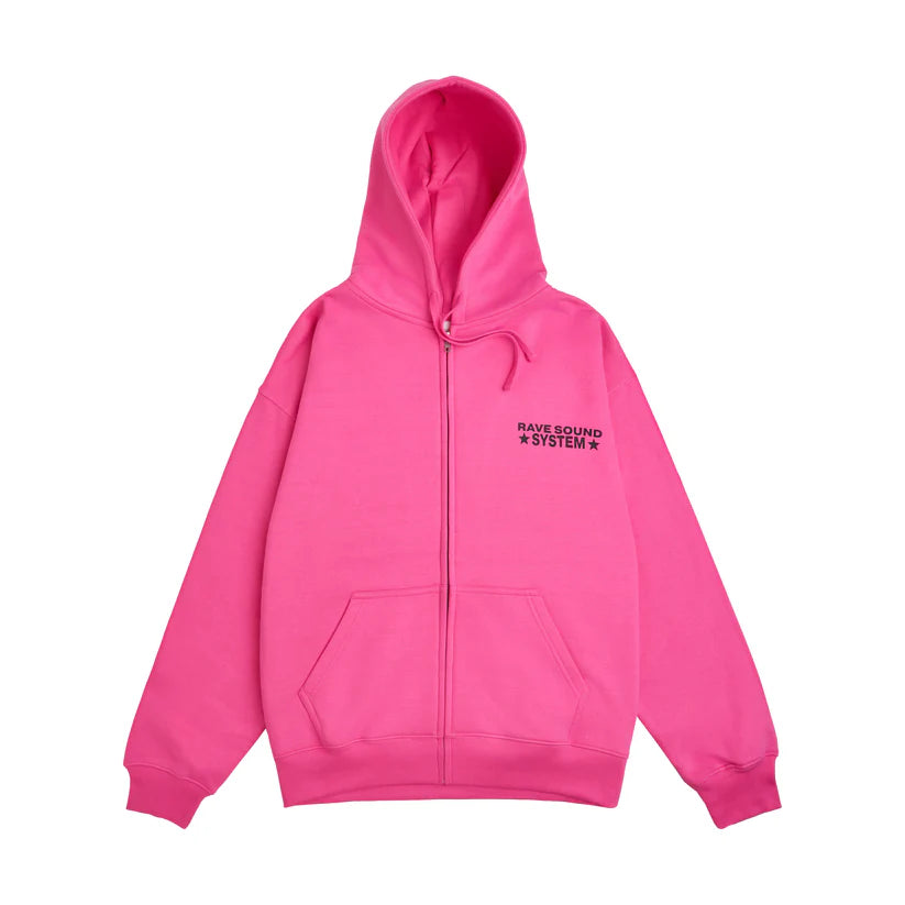 Hot pink zipper hoodie best sale