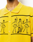 Ballet Polo Sweater - Mustard