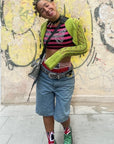 X-Tra Monster Denim Shorts - Moon