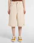 Denim Carpenter Jorts - Cream