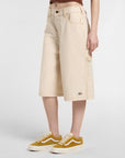 Denim Carpenter Jorts - Cream