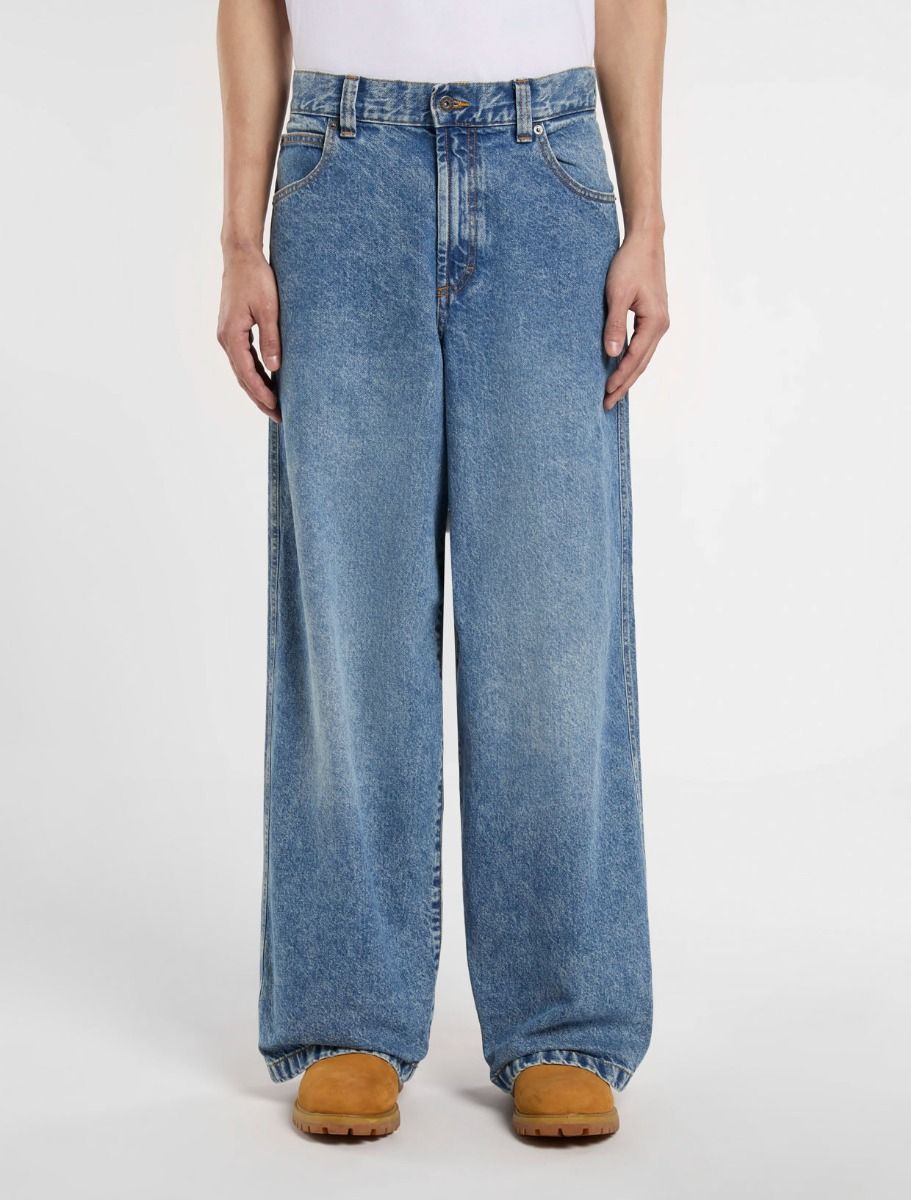Loose Wave Denim Jeans - Light Blue – POLEMO