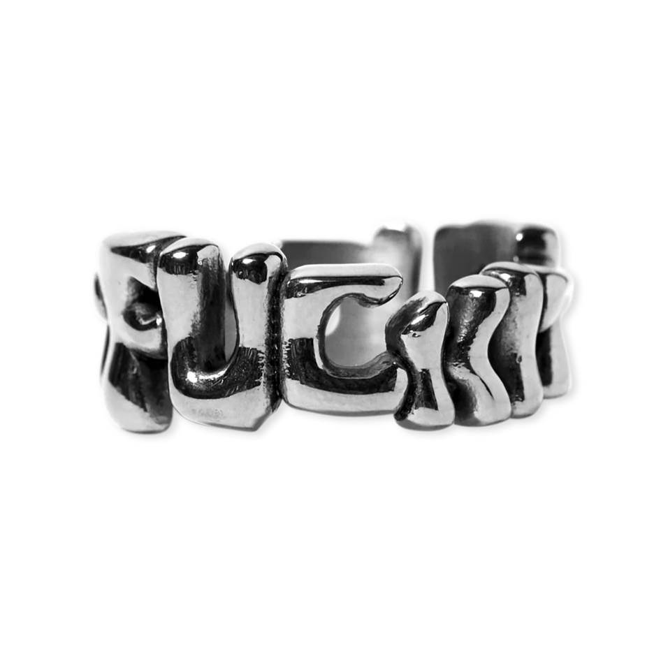 FUCK IT WARPED RING 【M】 Fuck It Warped Ring – HUF Worldwide