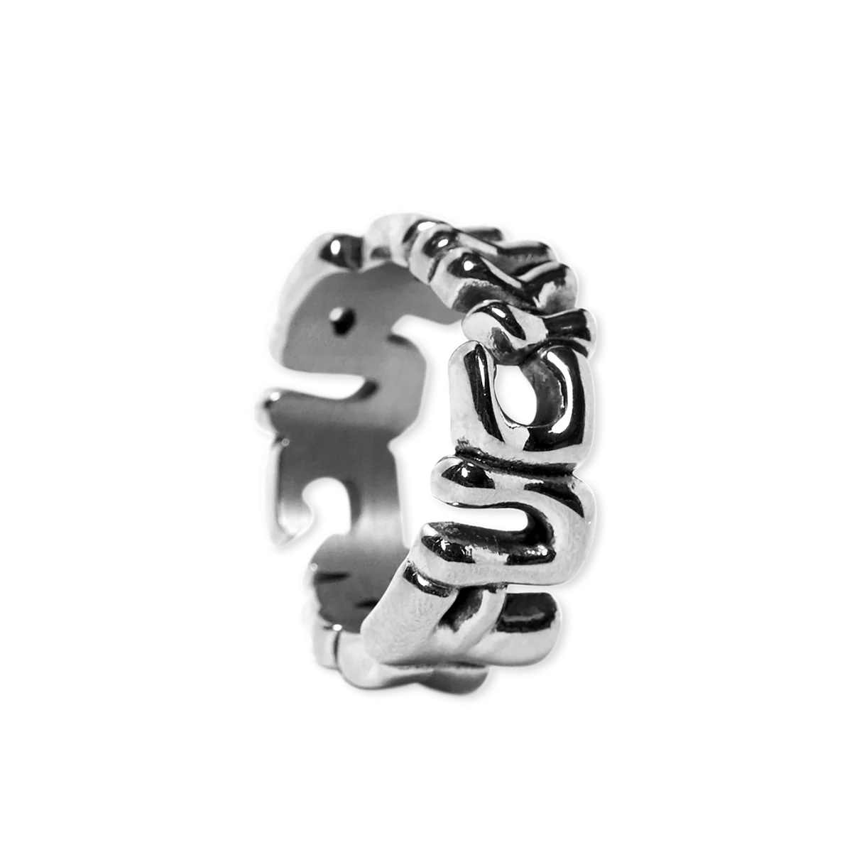 Fuck It Warped Ring - Silver – POLEMO