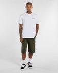 Loose Denim Painter Shorts - Green
