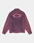 Distressed Denim Jacket - Violet