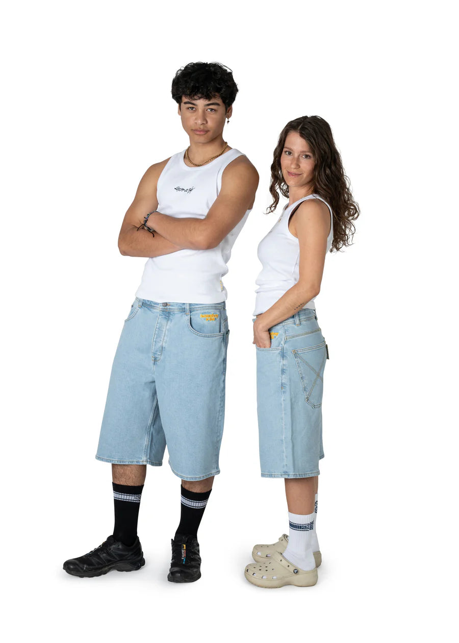 X-Tra Monster Denim Shorts - Moon