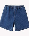 EASY DENIM CARPENTER SHORT - STONE WASH INDIGO