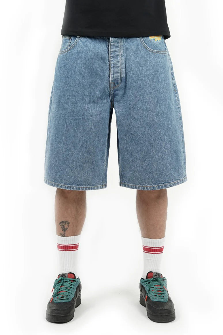 X-Tra Monster Denim Shorts - Moon