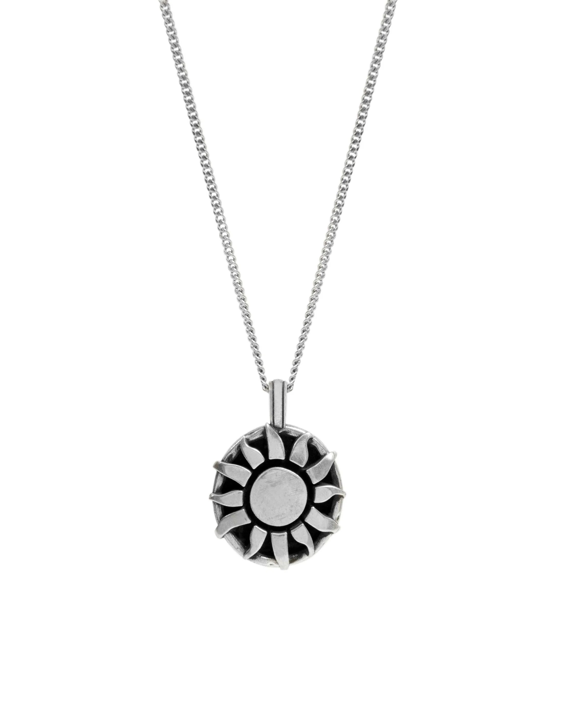 Endlessly Sun Necklace Silver