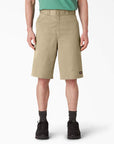 13 Inch Work Shorts - Khaki