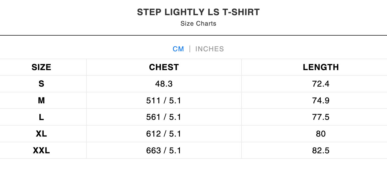 Step Lightly LS T-Shirt Ecru