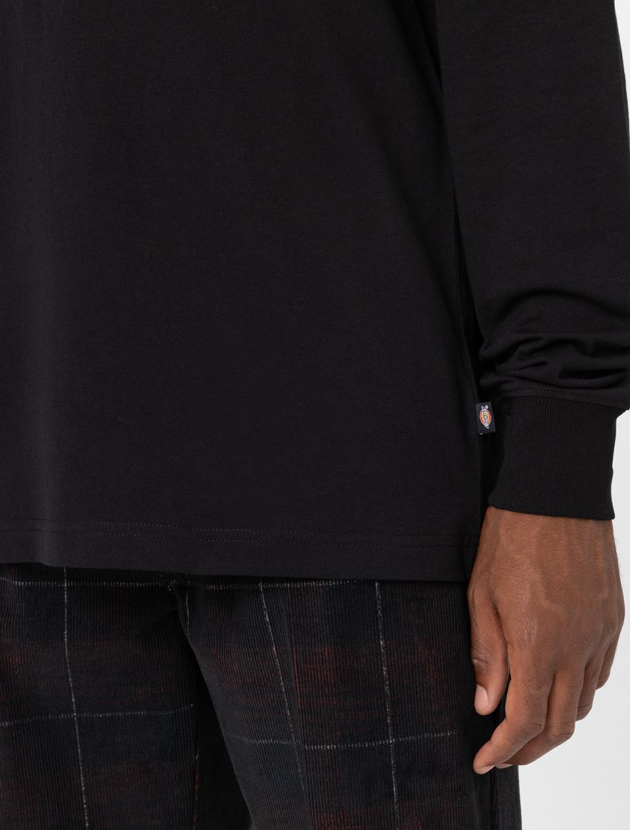 Luray Long Sleeve Pocket T-Shirt - Black