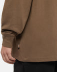 Luray Long Sleeve Pocket T-Shirt - Brown