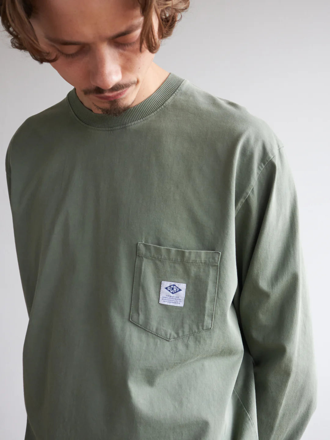 Essentials Longsleeve - Pigment Dyed Green