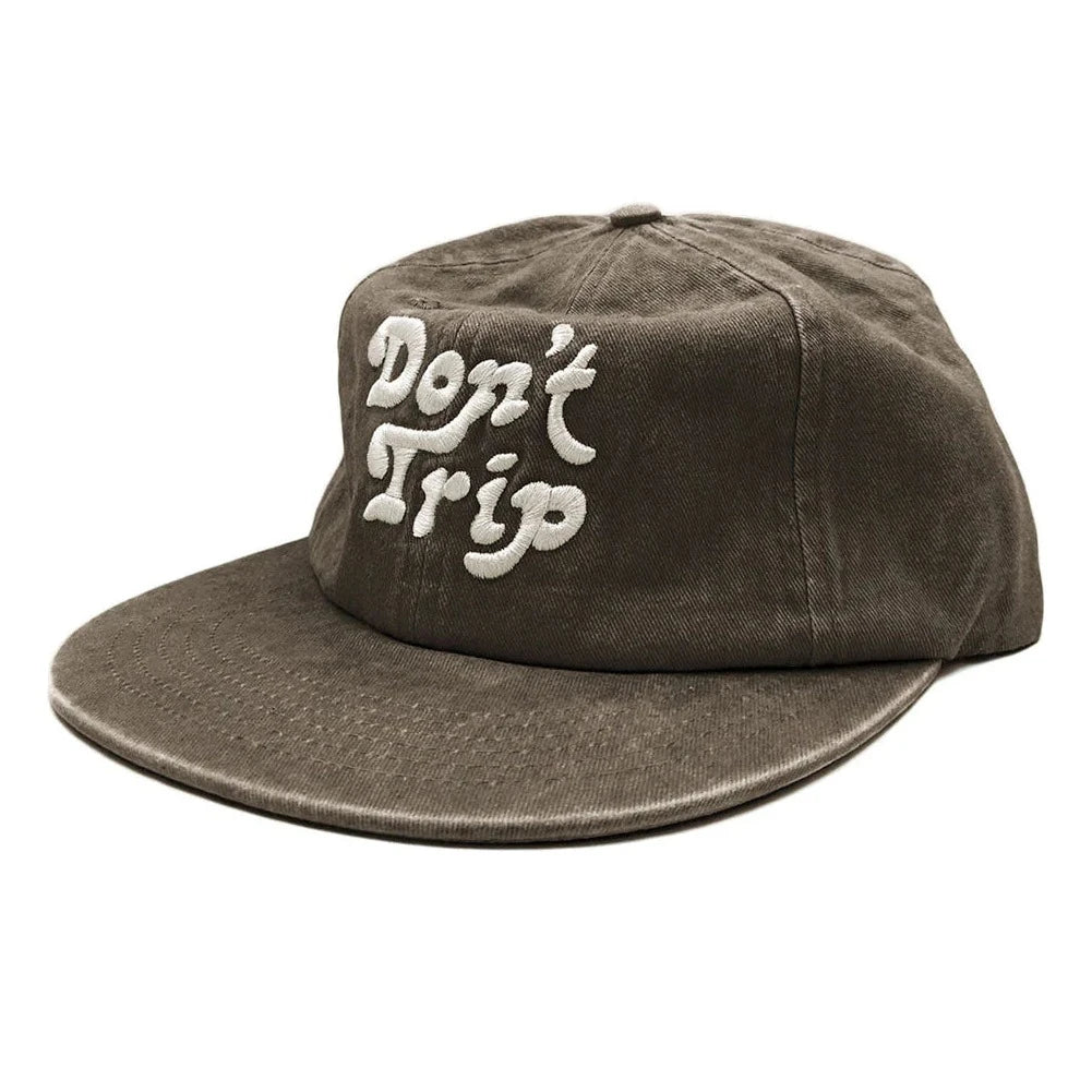 Don&#39;t Trip Washed Hat - Washed Brown