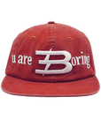 Boring Cap - Red