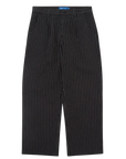 Pinstripe Trousers - Black