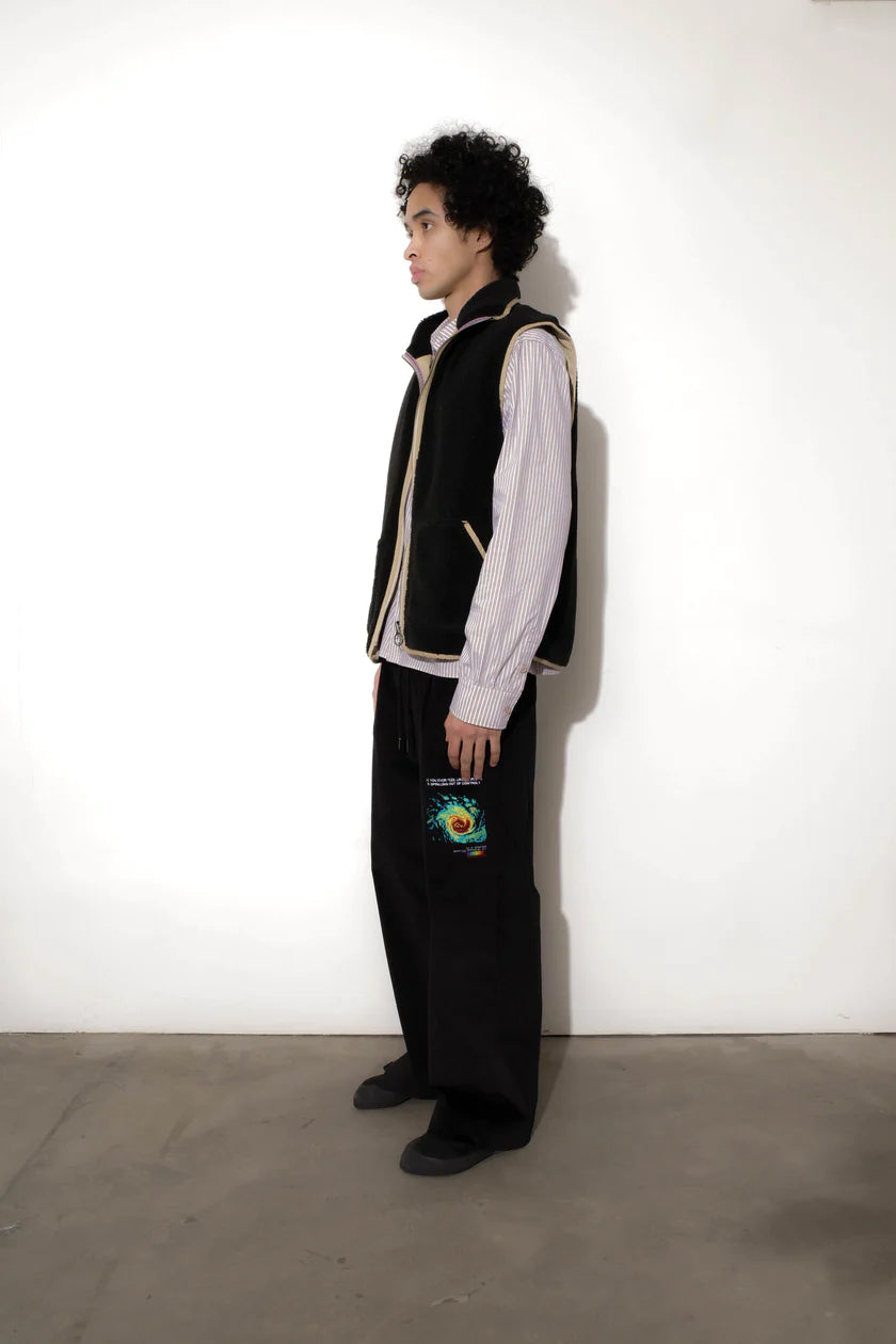 Spiraling Sherpa Vest