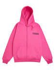 RSS zip hoodie hot pink