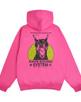 RSS zip hoodie hot pink