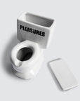 TOILET ASHTRAY - White