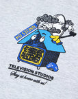 TV Studios T Shirt Grey Melange