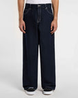 Loose Wave Denim Jeans - Rinse