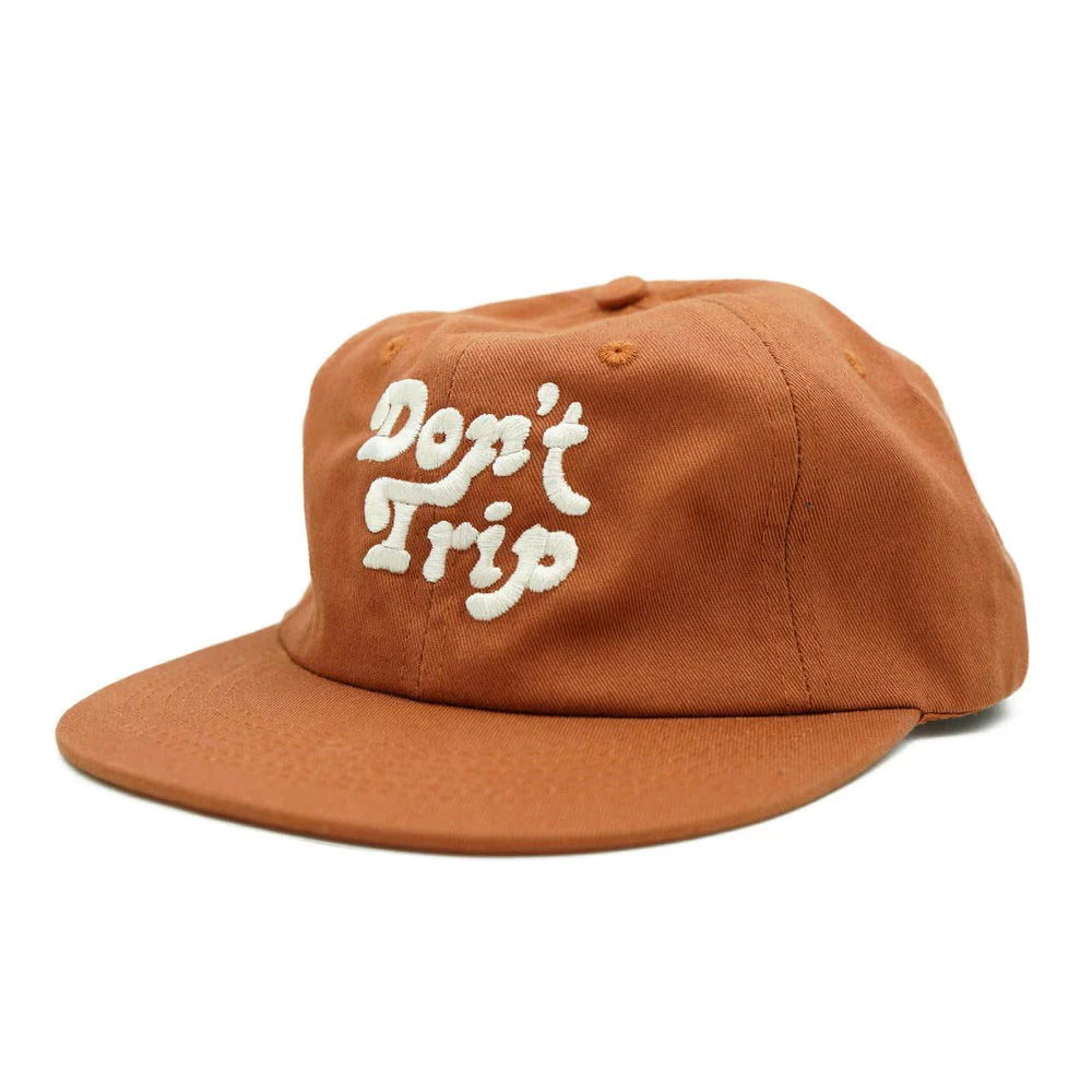 Free &amp; Easy Don&#39;t Trip Strapback Hat - Rust