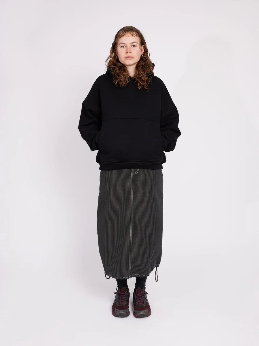 Gridstop Maxi Skirt - Hudson Green