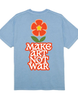 MAKE ART NOT WAR FLOWER PIGMENT T-SHIRT