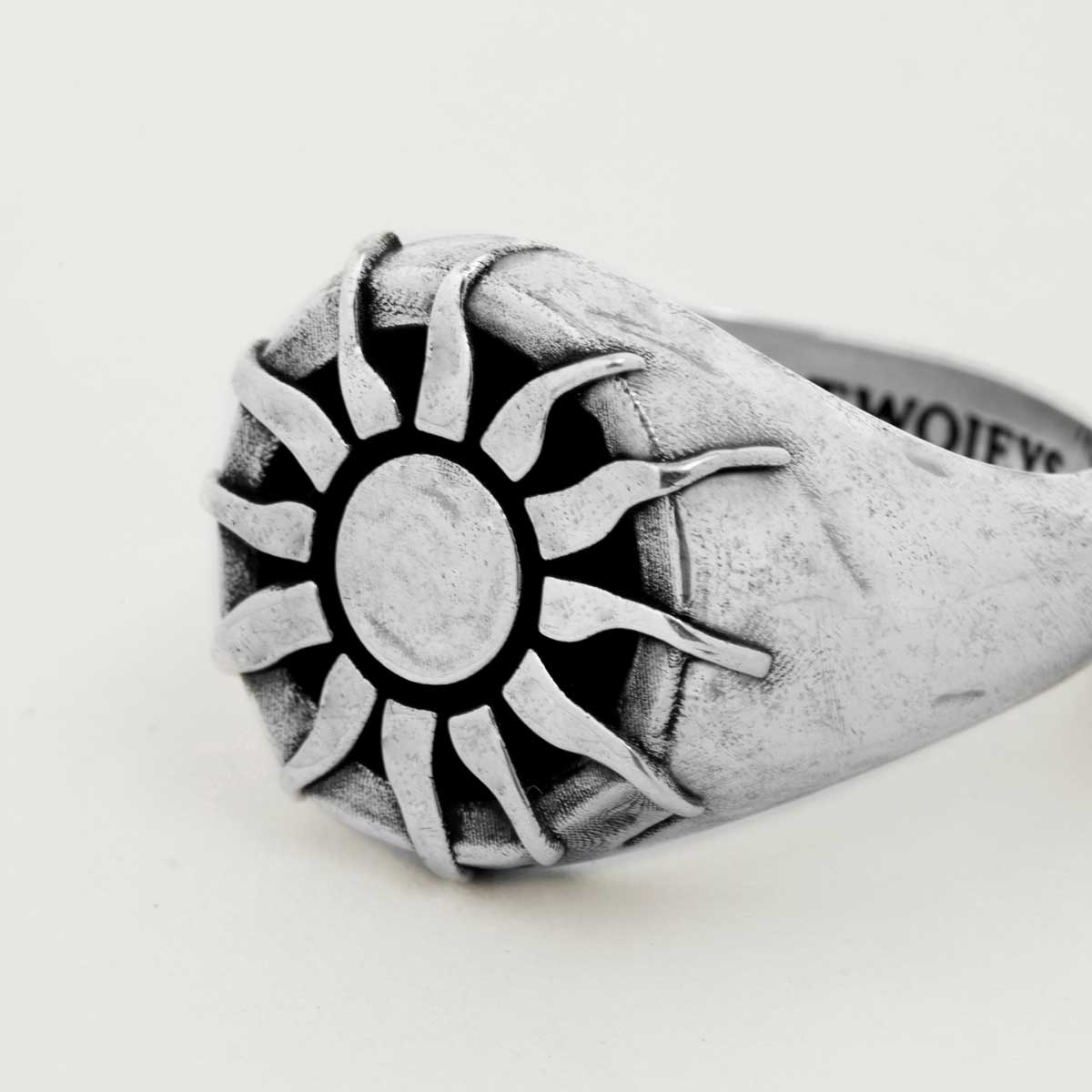Organic Sun Ring SIlver