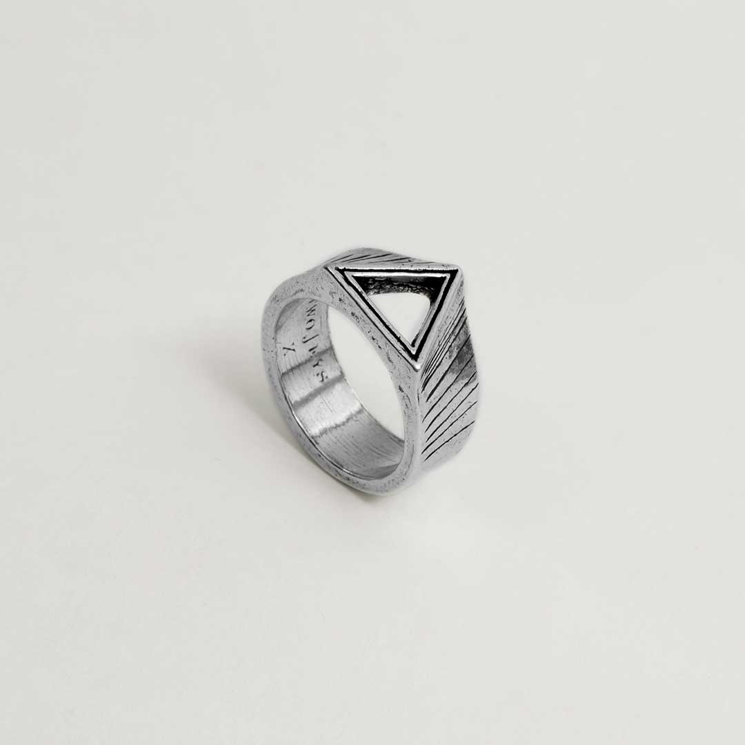 Triangle Ring Silver