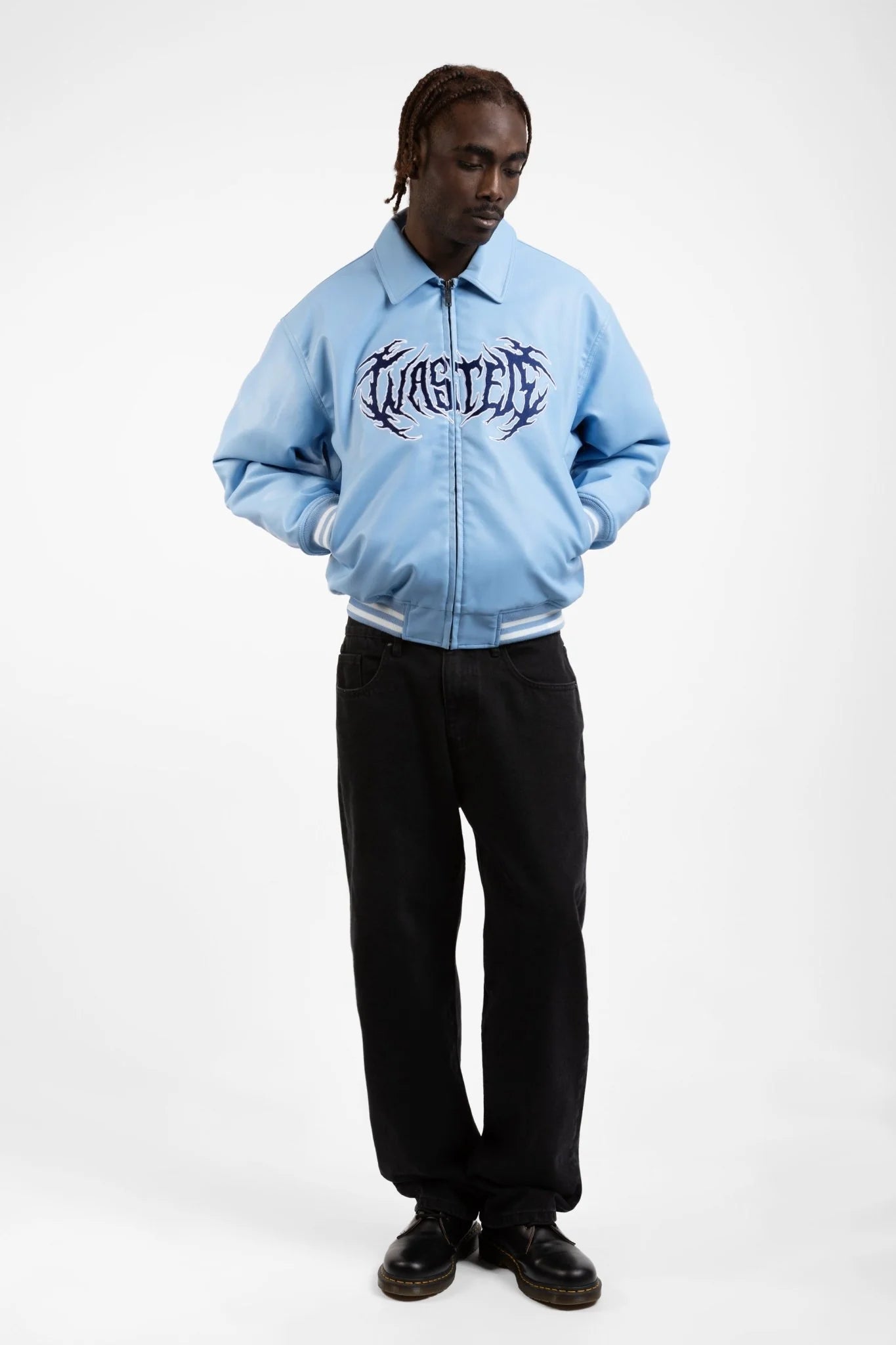 Prey Varsity Jacket Blue